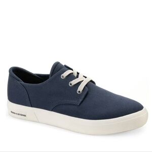 Sun+Stone Kiva Casual Sneakers Mens  Blue Lace Up Low Top Shoes  size 10.5